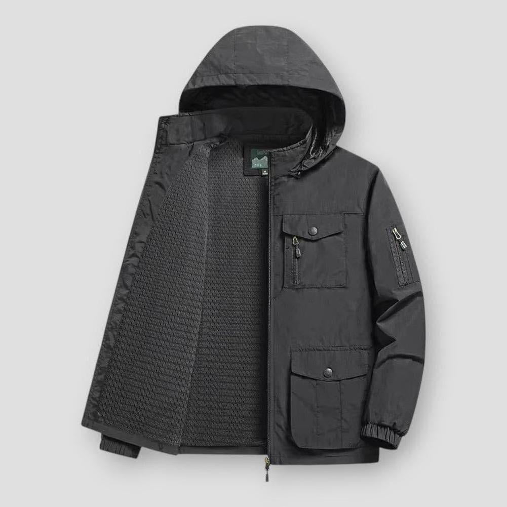 Sky Madrid Herrin Hooded Multi-Pockets Jacket