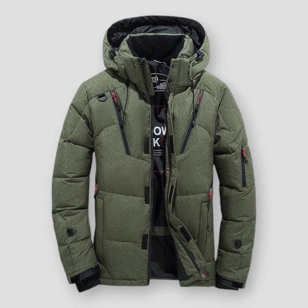 Sky Madrid Holland Thick Puffer Hooded Jacket
