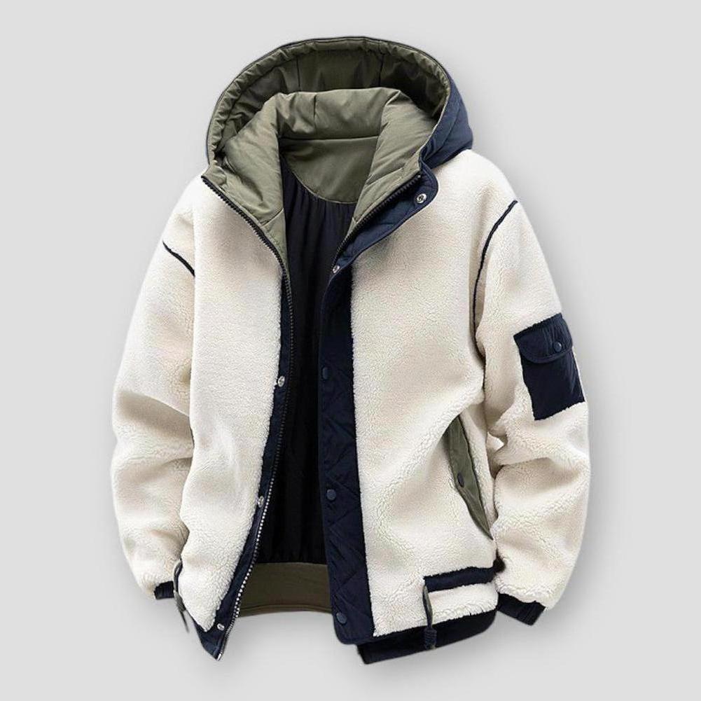 Sky Madrid Houghton Quilted Fleece Hooded Jacket