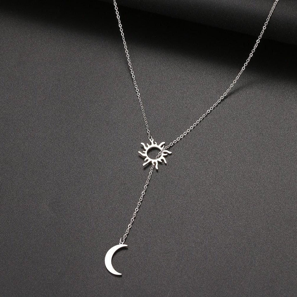 Sky Madrid Irvine Sun & Moon Necklace