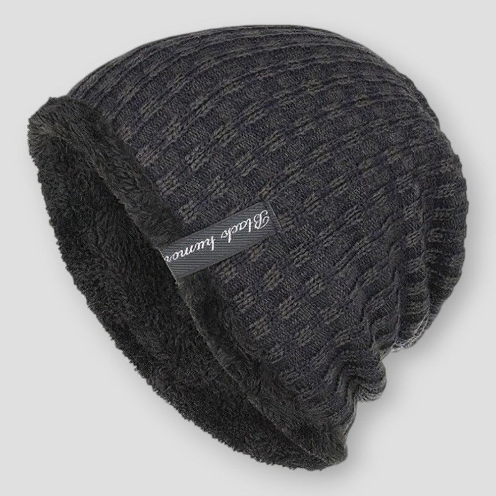 Sky Madrid Lacey Fleece Beanie