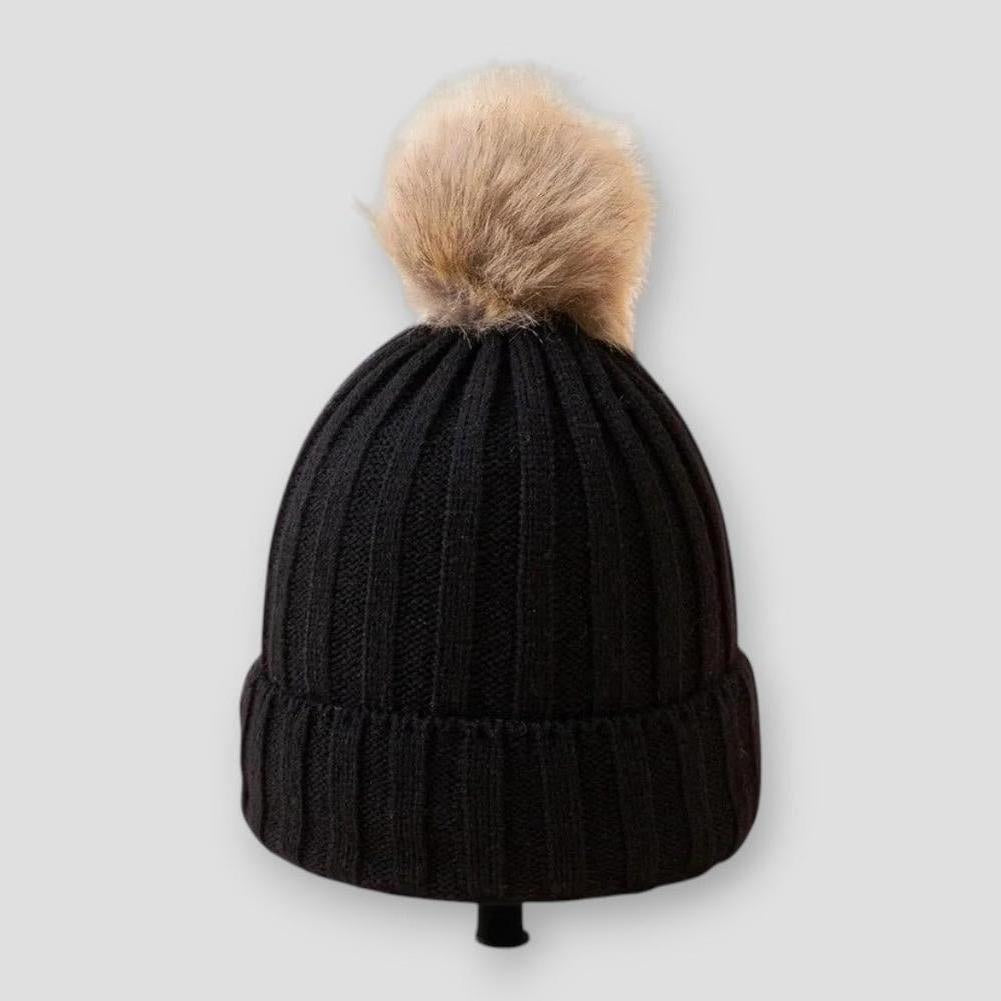 Sky Madrid Lander Pompom Beanie