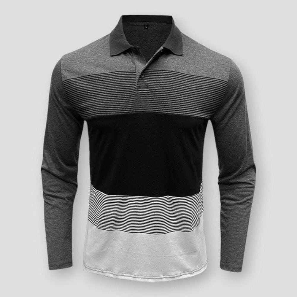 Sky Madrid Macomb Long Sleeve Polo Shirt