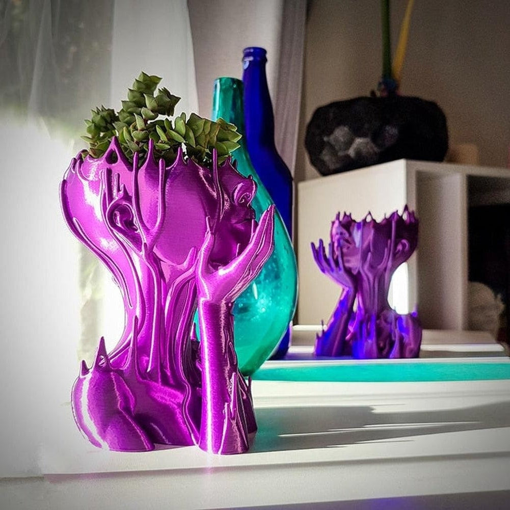 Sky Madrid Melted Girl Flower Pot