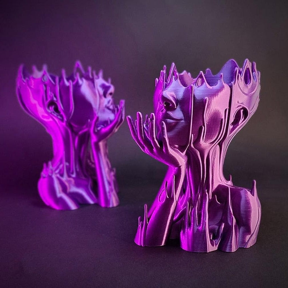 Sky Madrid Melted Girl Flower Pot
