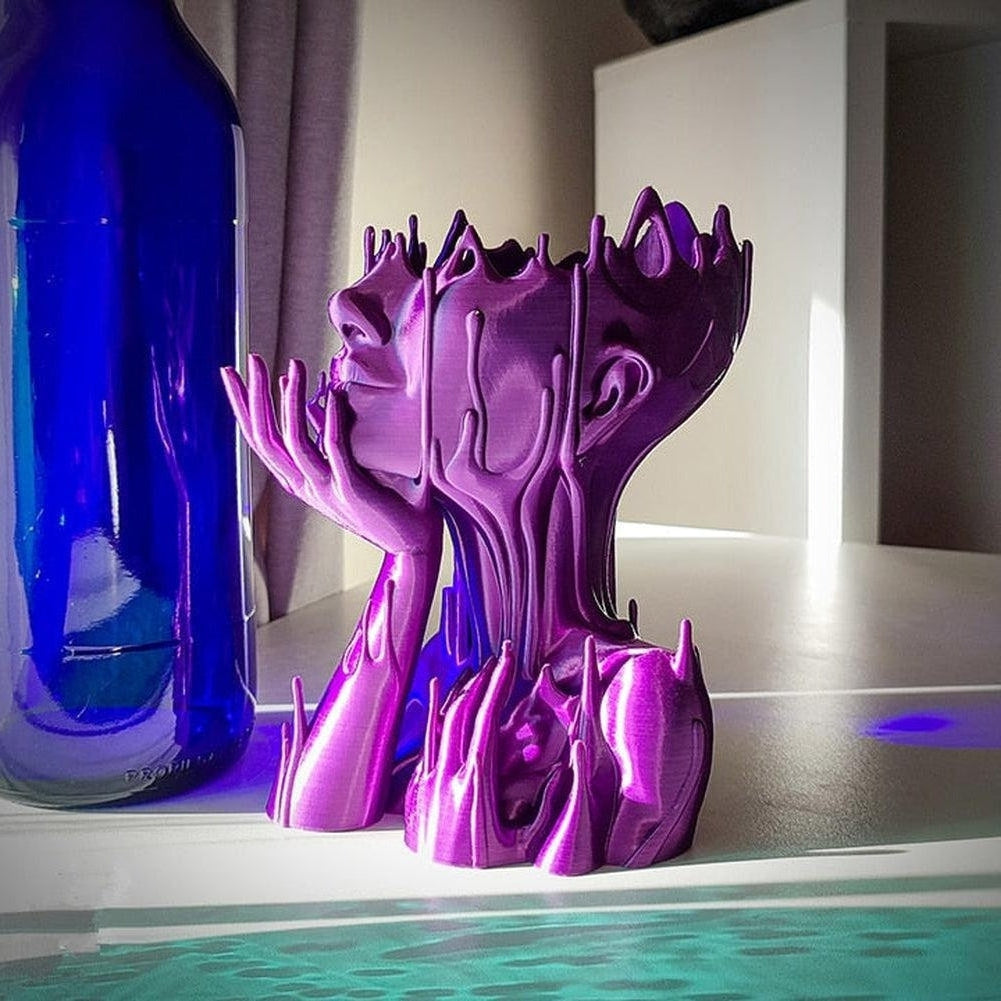 Sky Madrid Melted Girl Flower Pot