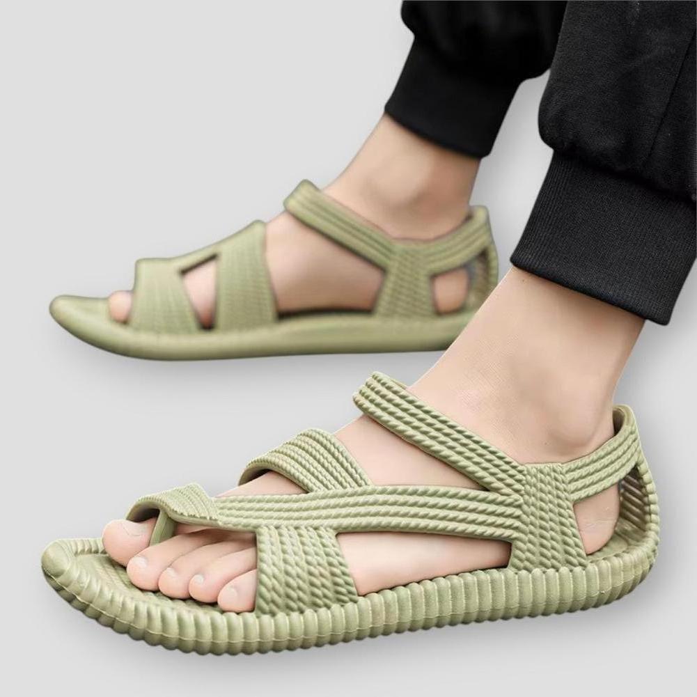 Sky Madrid Millburn Woven Straw Sandals