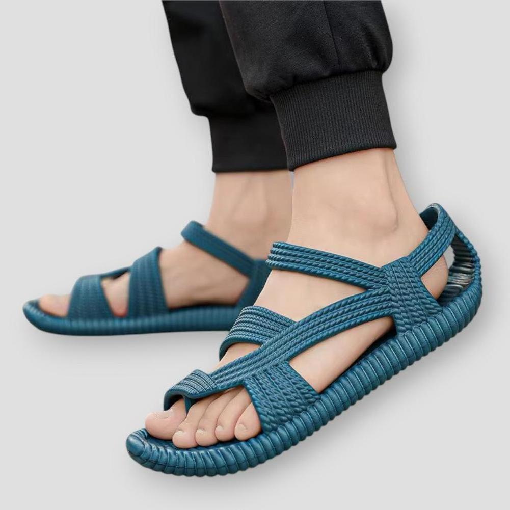 Sky Madrid Millburn Woven Straw Sandals