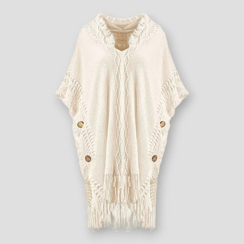 Sky Madrid Olympia Knitted Poncho