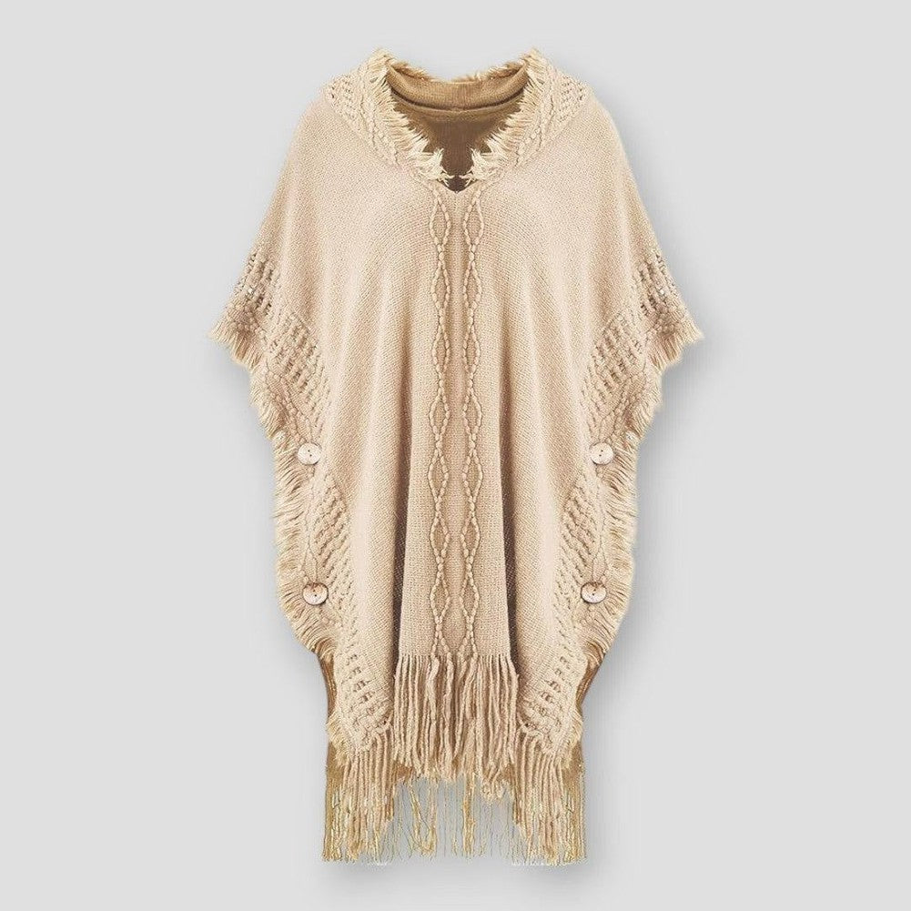 Sky Madrid Olympia Knitted Poncho