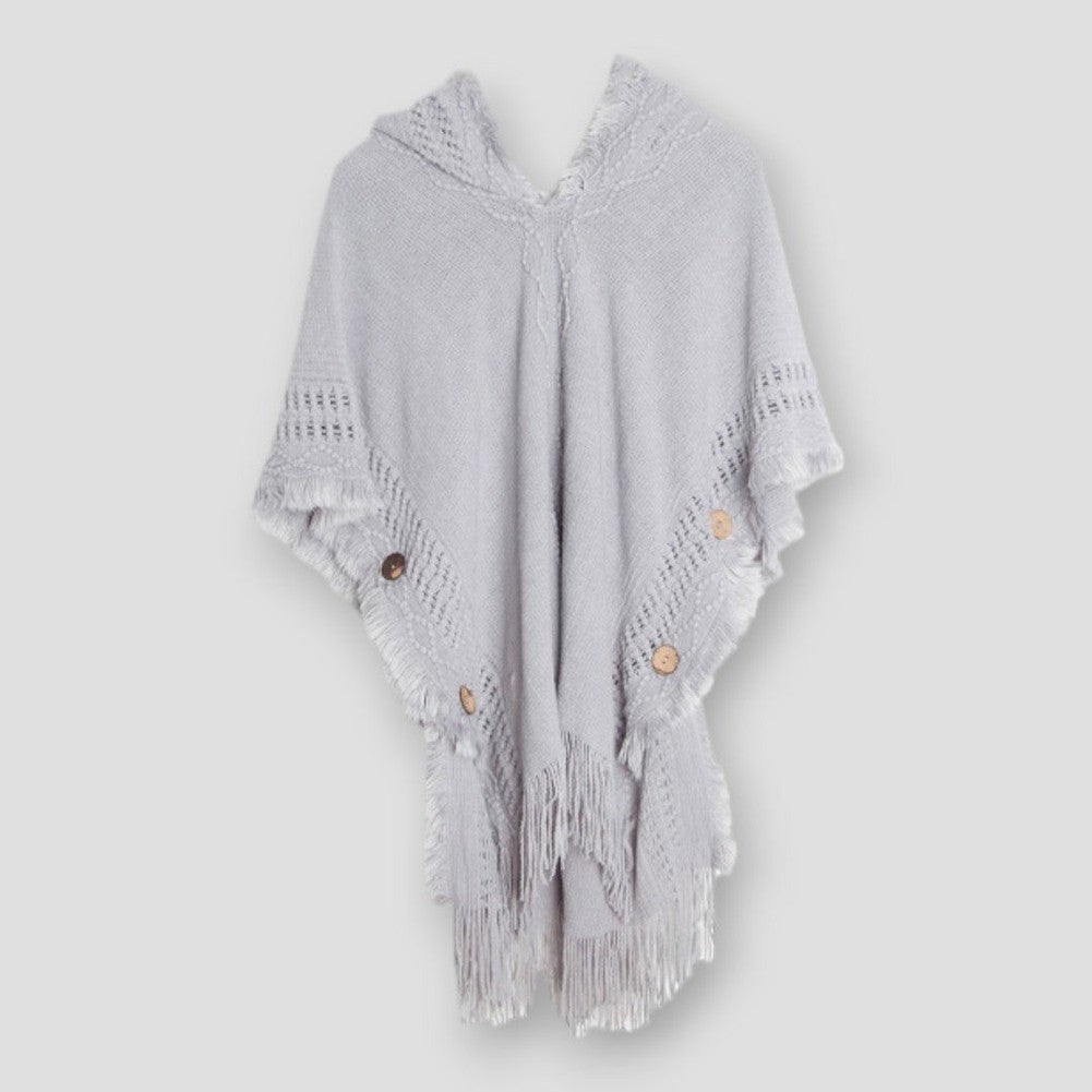 Sky Madrid Olympia Knitted Poncho