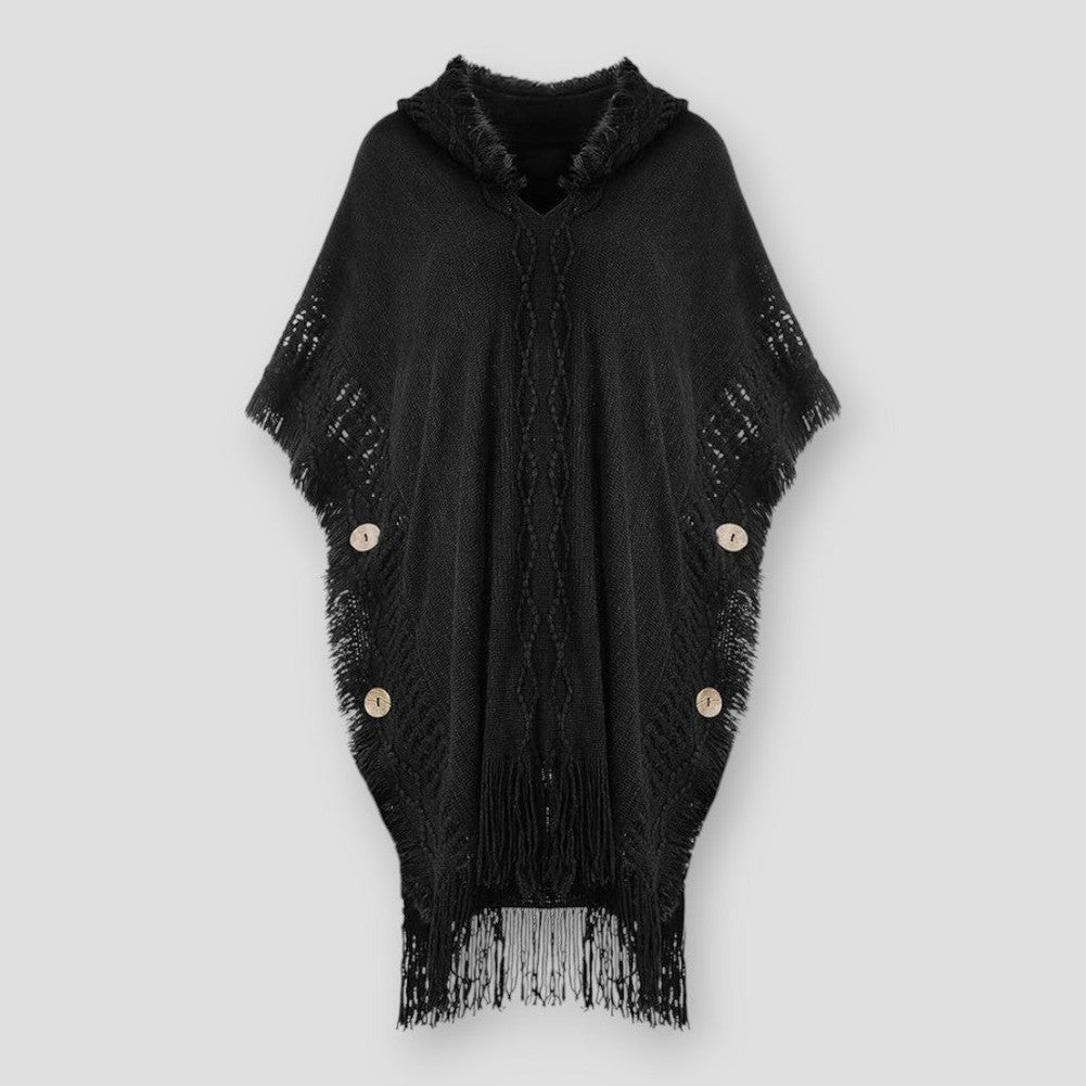 Sky Madrid Olympia Knitted Poncho