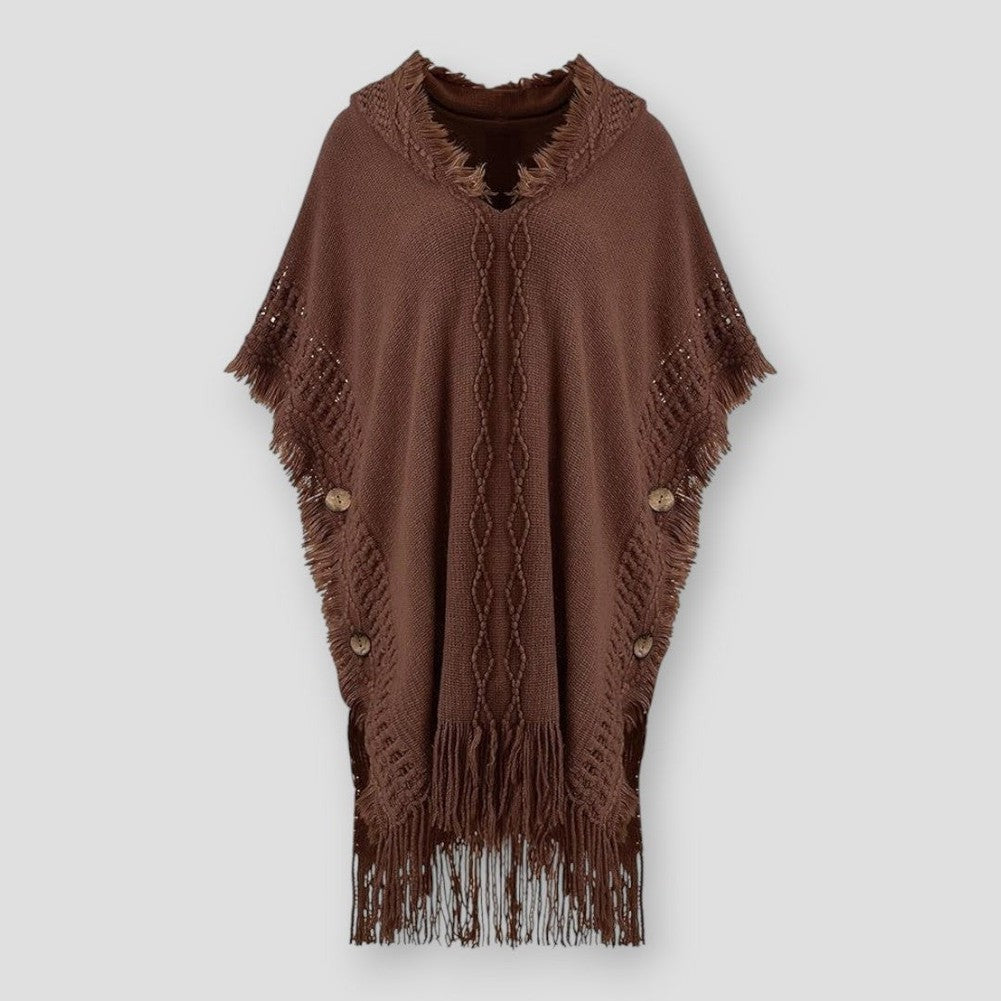 Sky Madrid Olympia Knitted Poncho