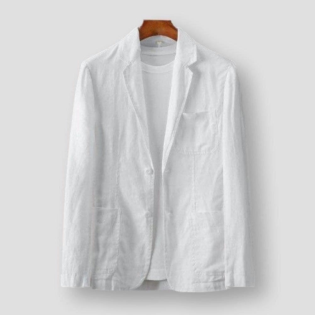 Sky Madrid Pocket Linen Blazer
