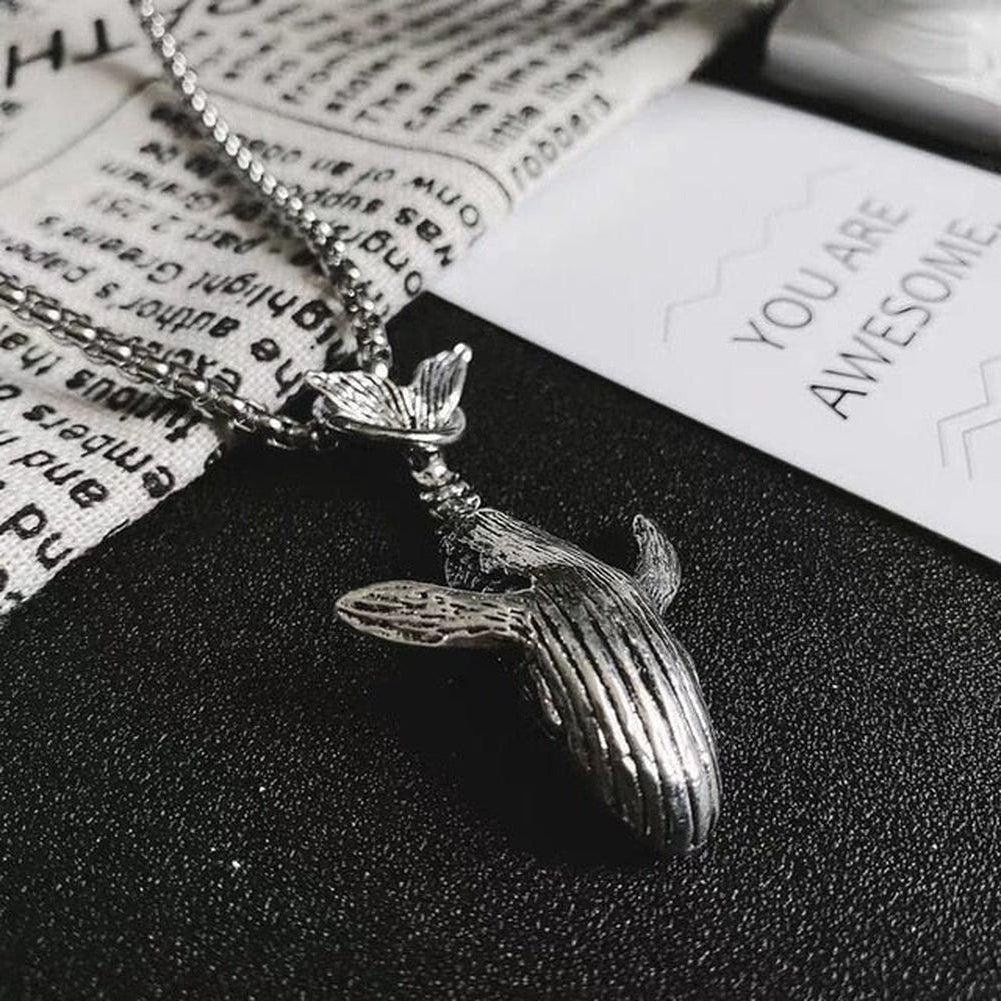 Sky Madrid Shoreline Whale Necklace