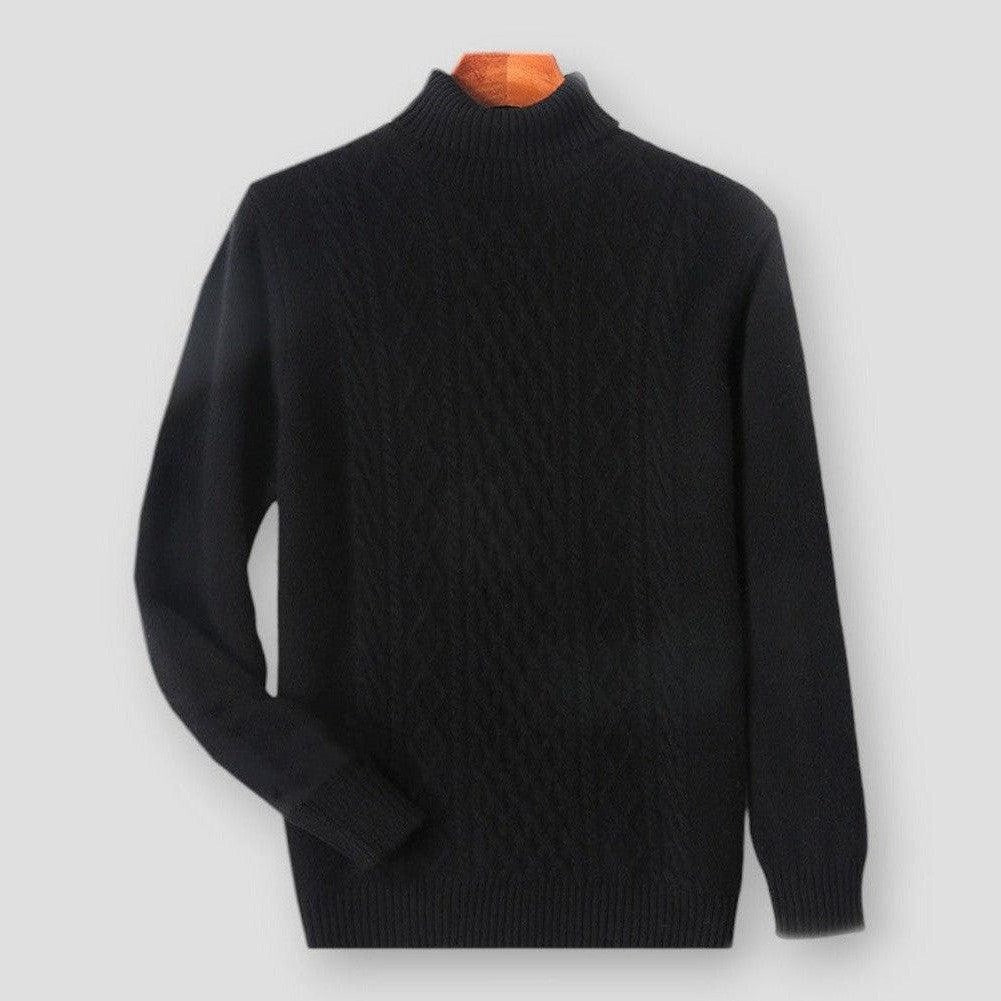 Sky Madrid Stuttgart High-Necked Wool Sweater