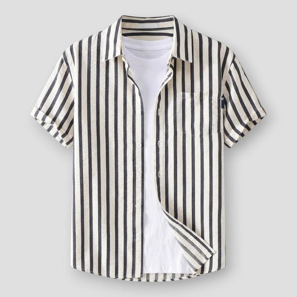 Sky Madrid Valdosta Striped Shirt