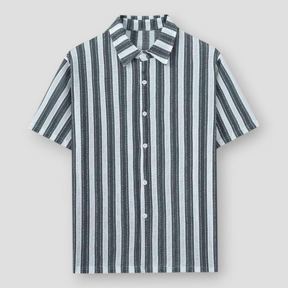 Sky Madrid Albany Striped Polo Shirt
