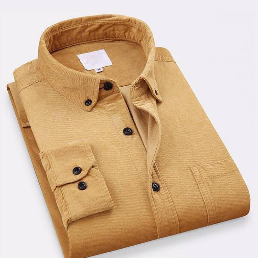North Royal Long Sleeve Corduroy Pocket Shirt
