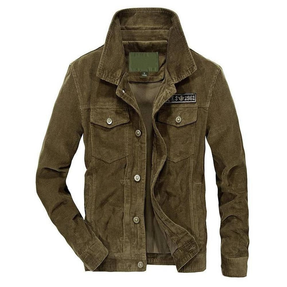 Sky Madrid Corduroy Button-Up Jacket