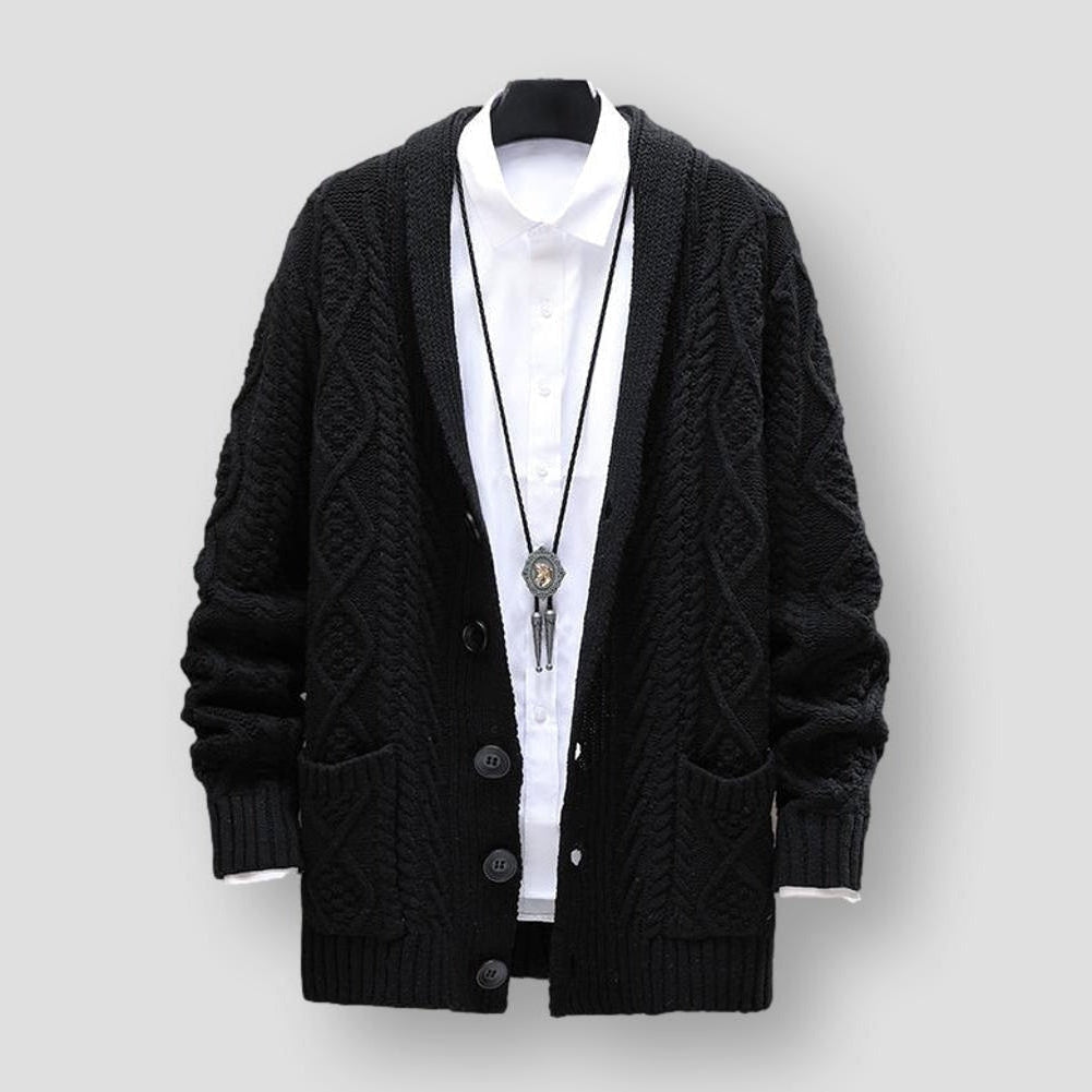 Saint Morris Laval Knitted Cardigan