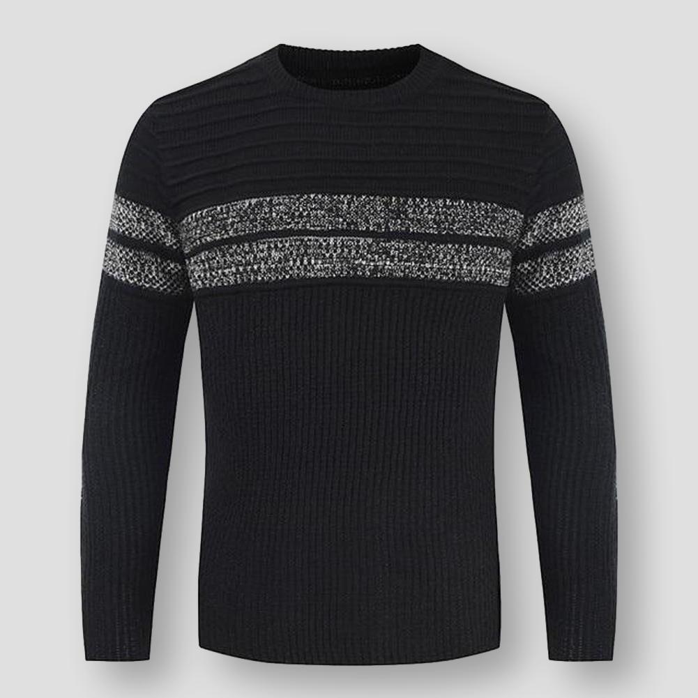 Sky Madrid Striped Knitted Pullover