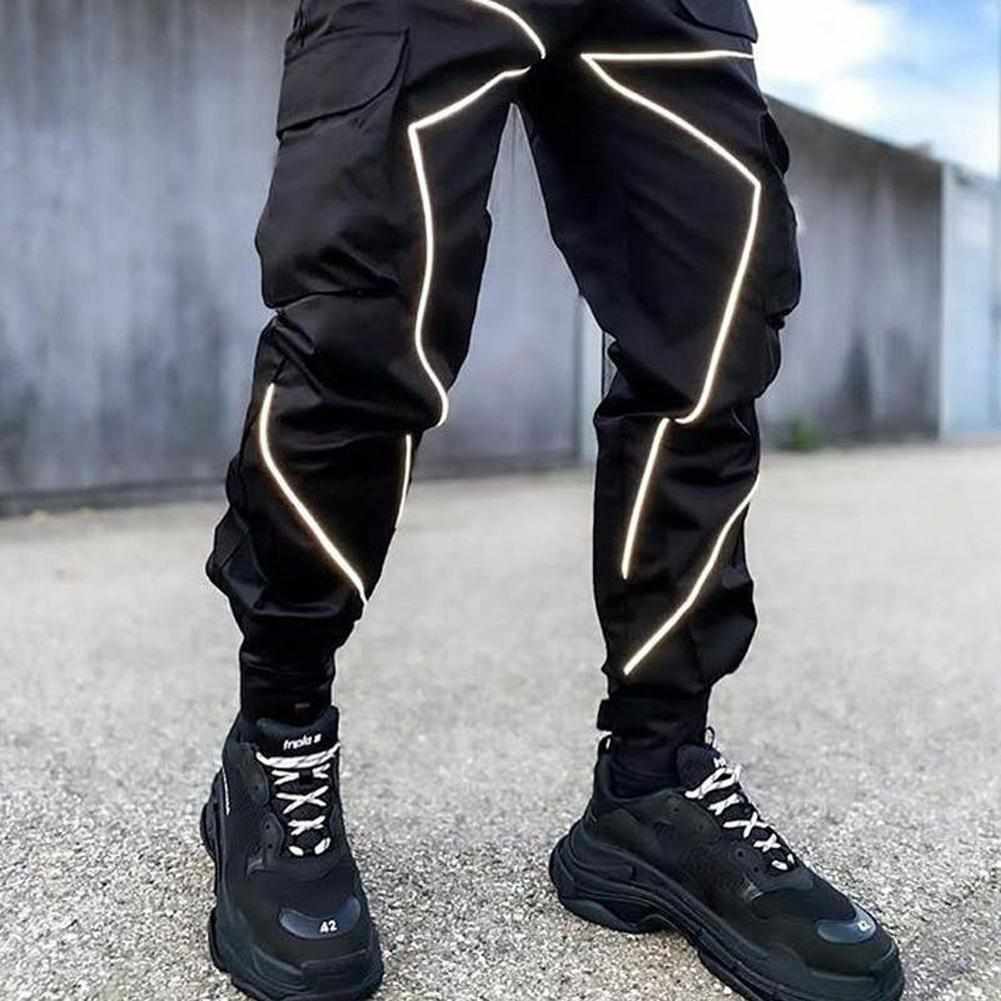 Sky Madrid Reflective Cargo Pants