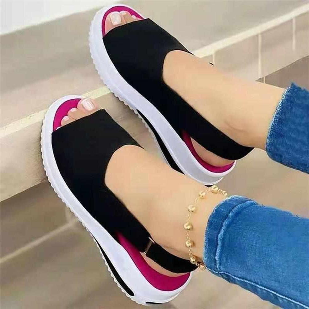 North Royal Open-Toe Leather Sandals