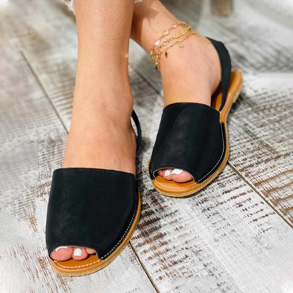 Sky Madrid Leather Open Toe Sandals