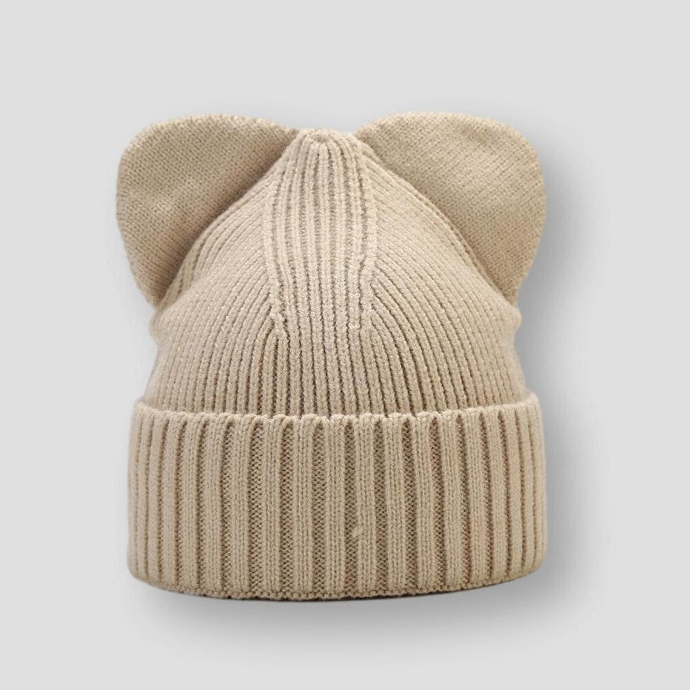 Sky Madrid Knitted Ear Beanie