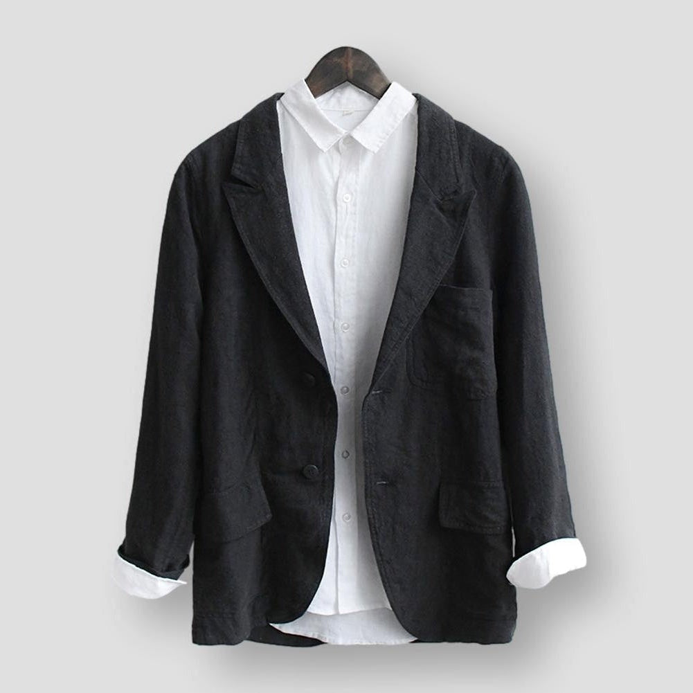 Saint Morris Lenoir Linen Blazer