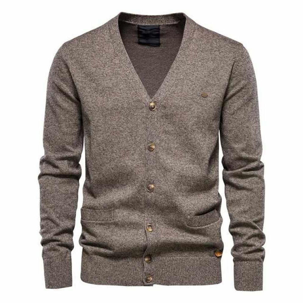 North Royal Wool Button-Up Cardigan
