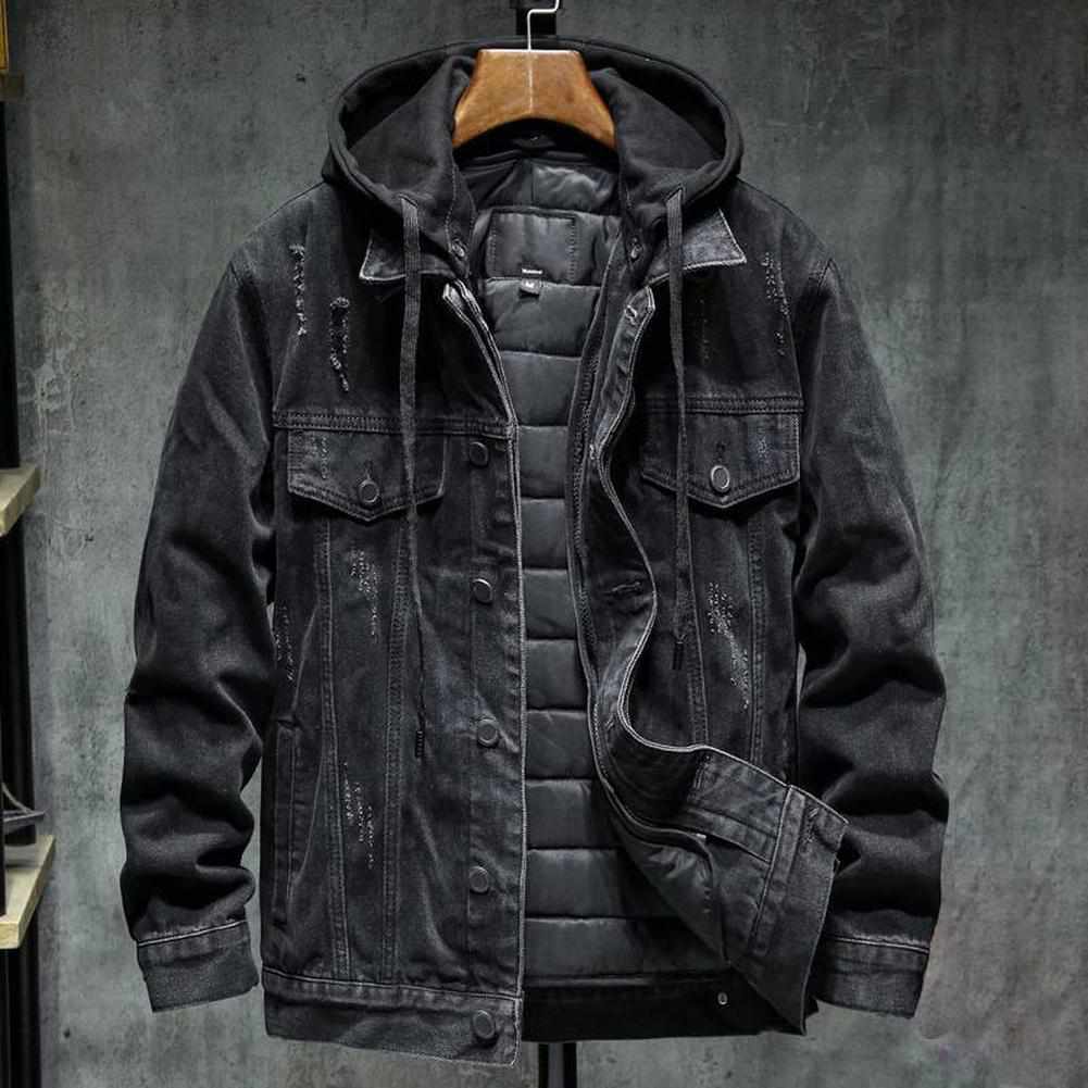 Sky Madrid Hooded Denim Jacket