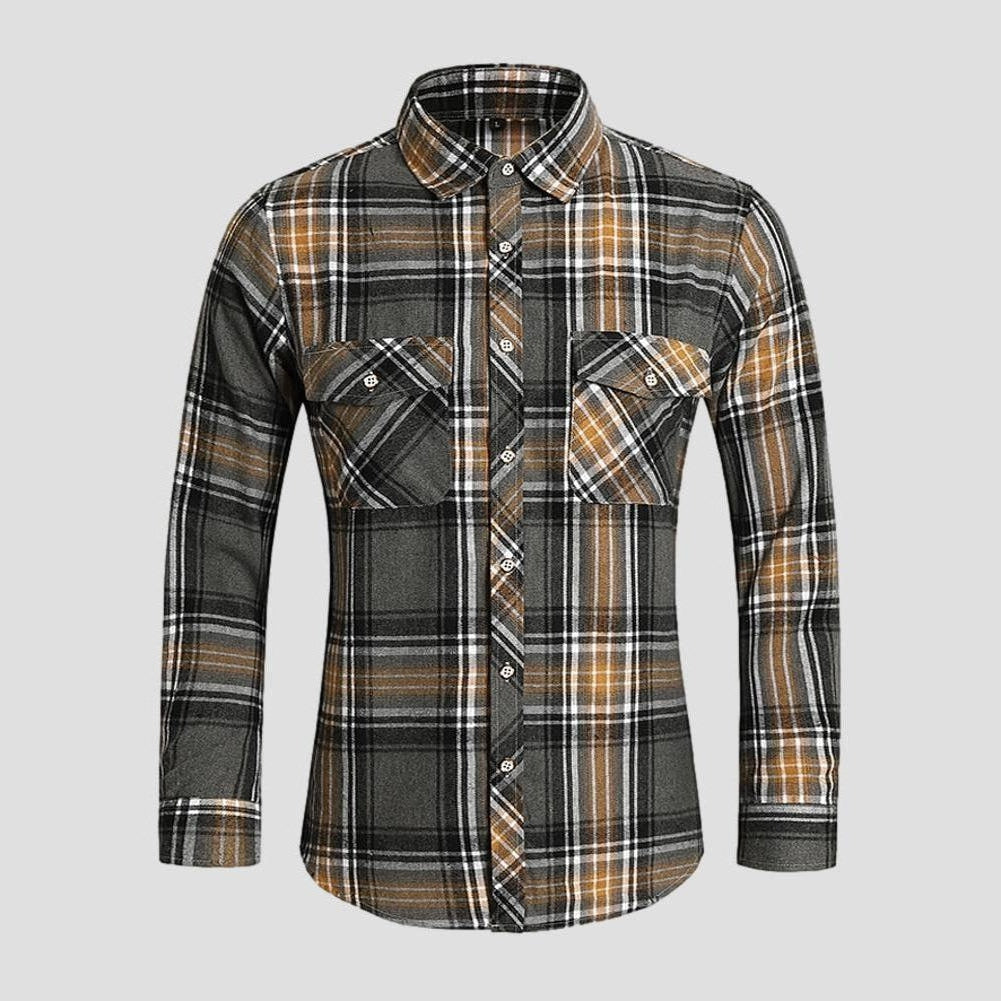 Sky Madrid Sintra Plaid Shirt