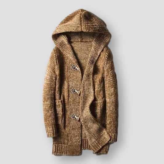 Sky Madrid Wool Hooded Cardigan