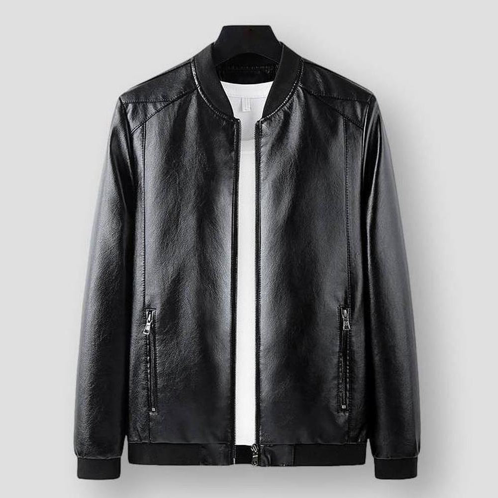 Sky Madrid Leather Slim Biker Jacket