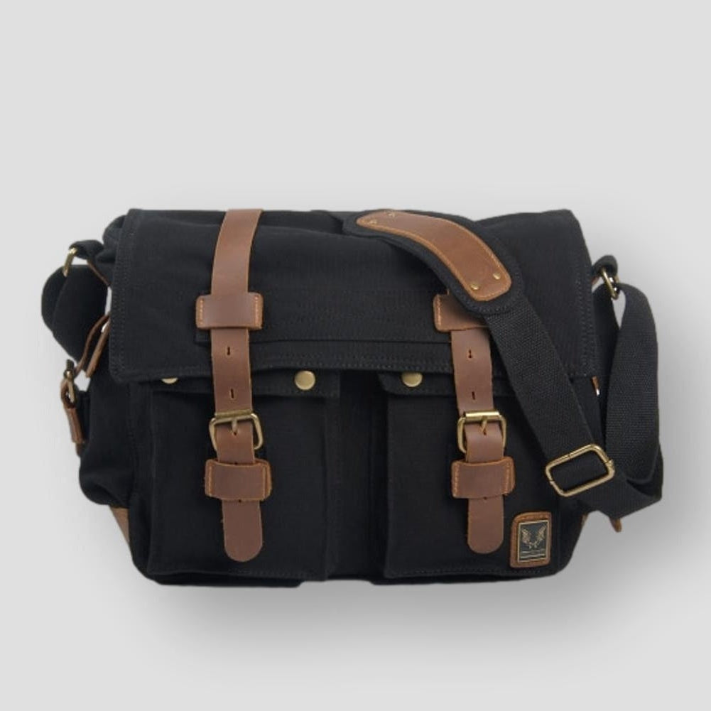 Sky Madrid Canvas Messenger Bag