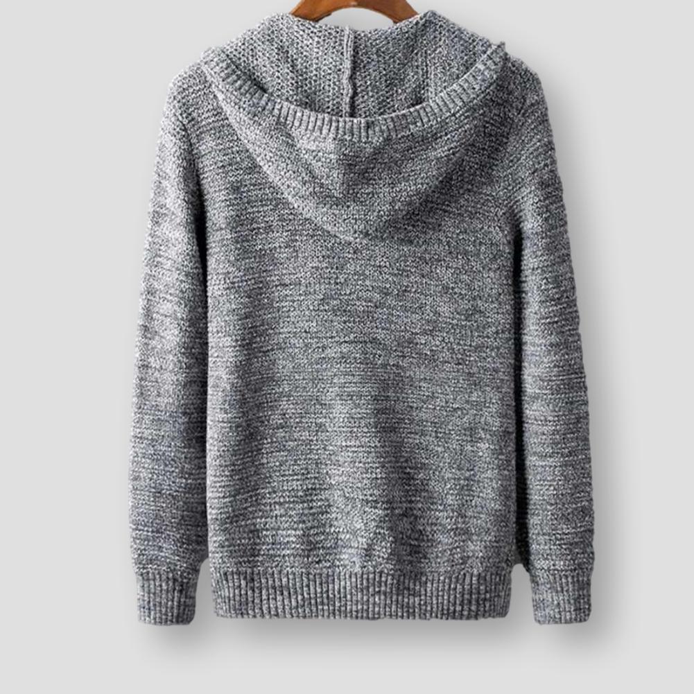 Sky Madrid Hooded Wool Cardigan