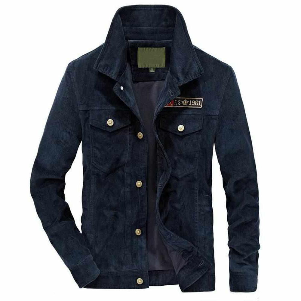 Sky Madrid Corduroy Button-Up Jacket