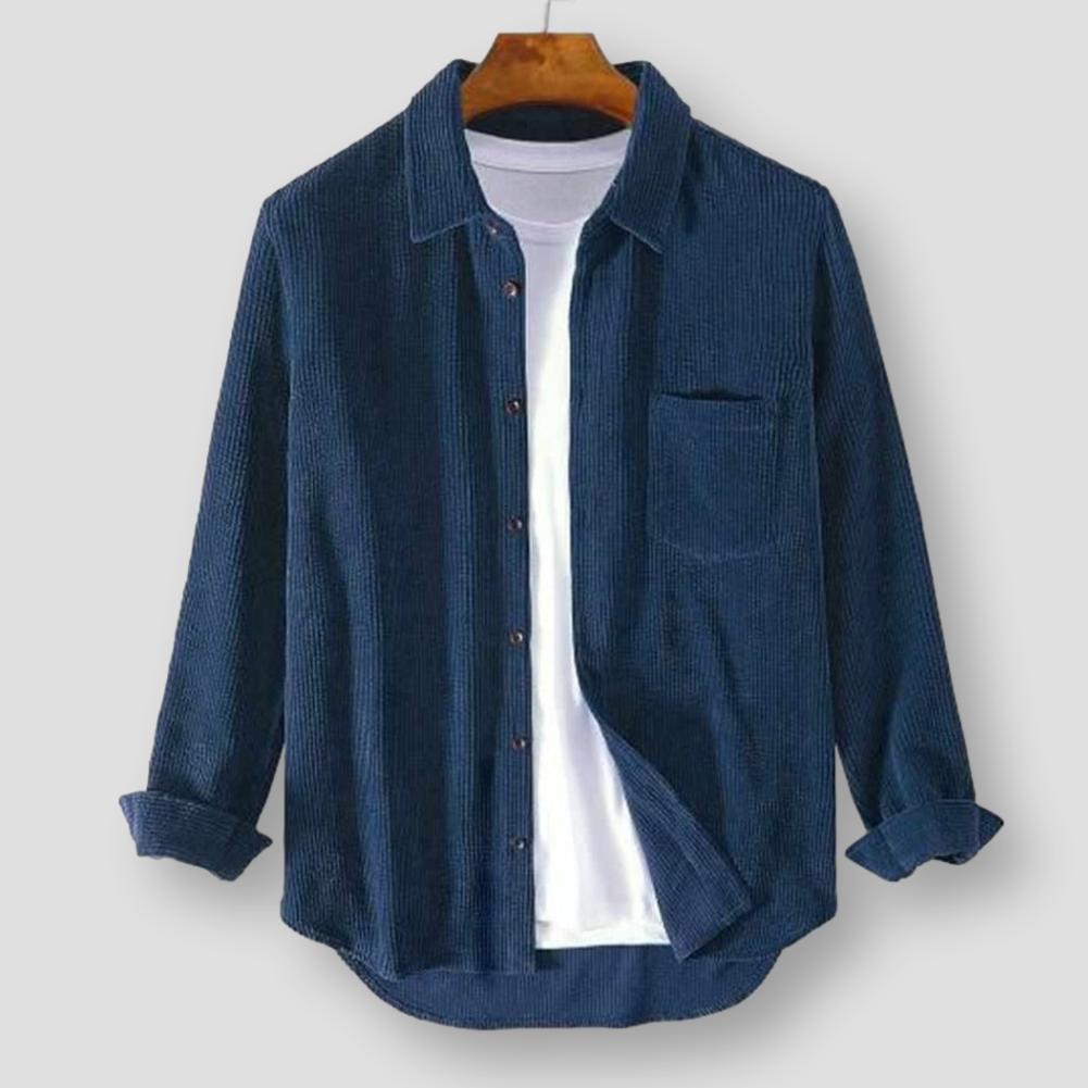 Sky Madrid Corduroy Button-Up Shirt