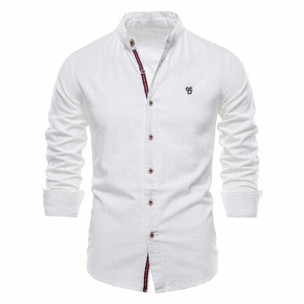 Sky Madrid Linen Long Sleeve Shirt