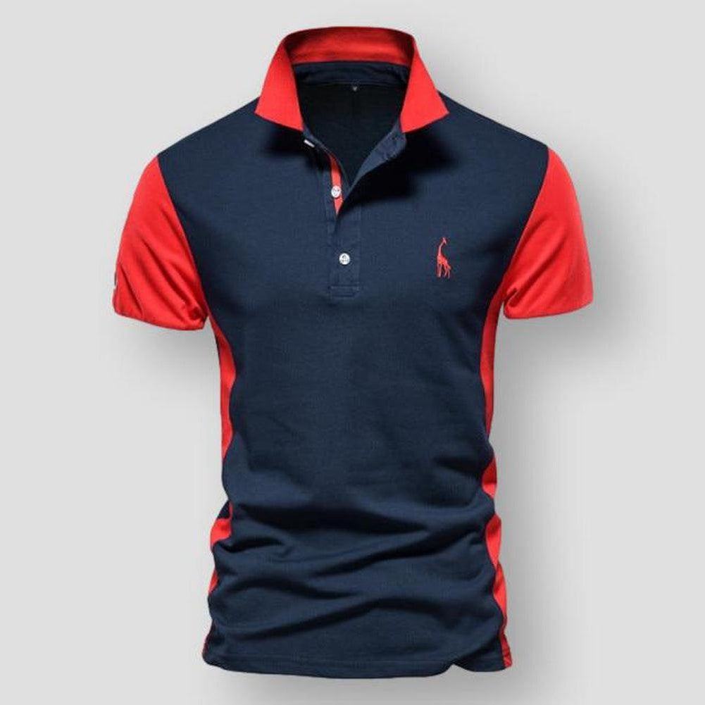 Sky Madrid Embroidered Polo Shirt