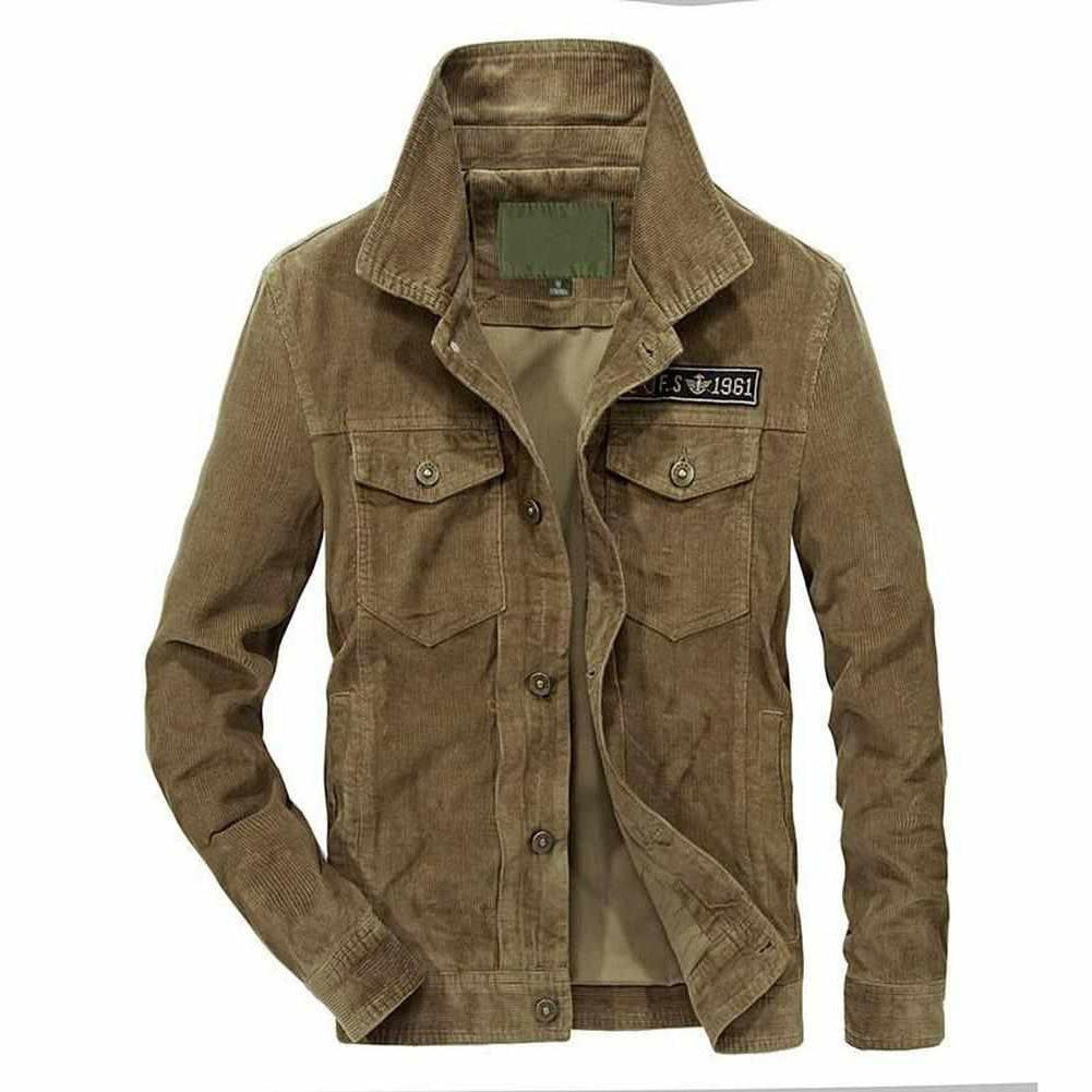 Sky Madrid Corduroy Button-Up Jacket