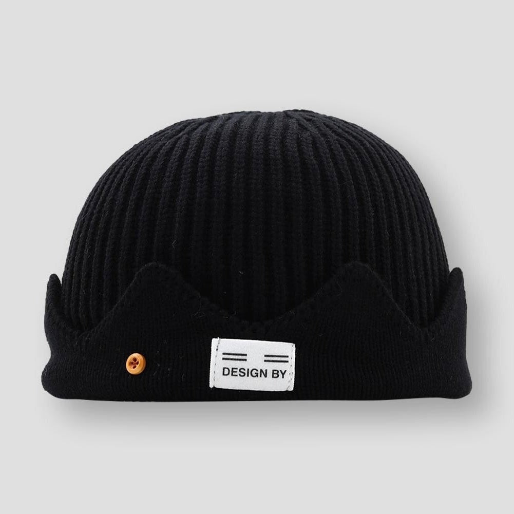 Saint Morris Zig-Zag Knitted Beanie