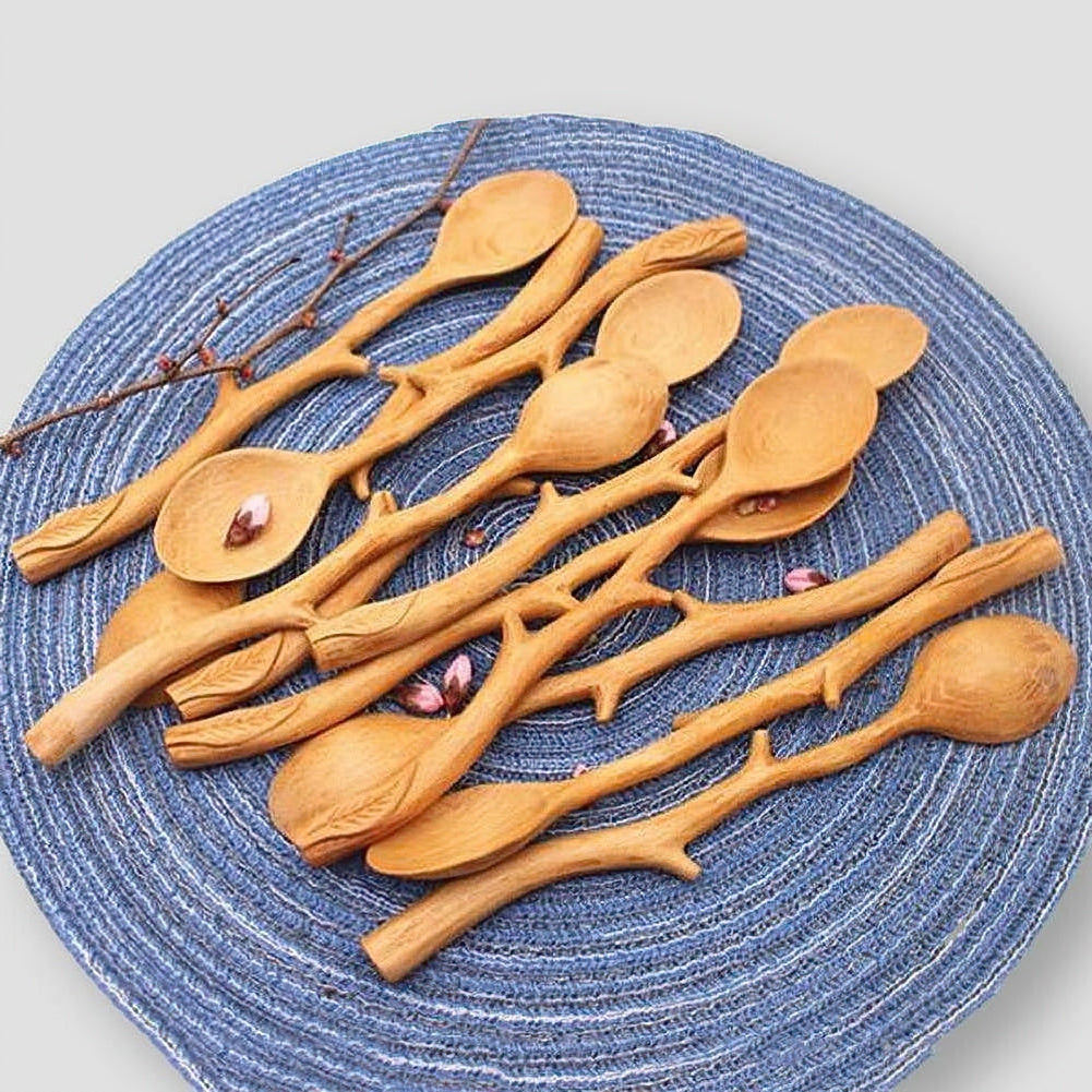 Sky Madrid Carved Wooden Spoons