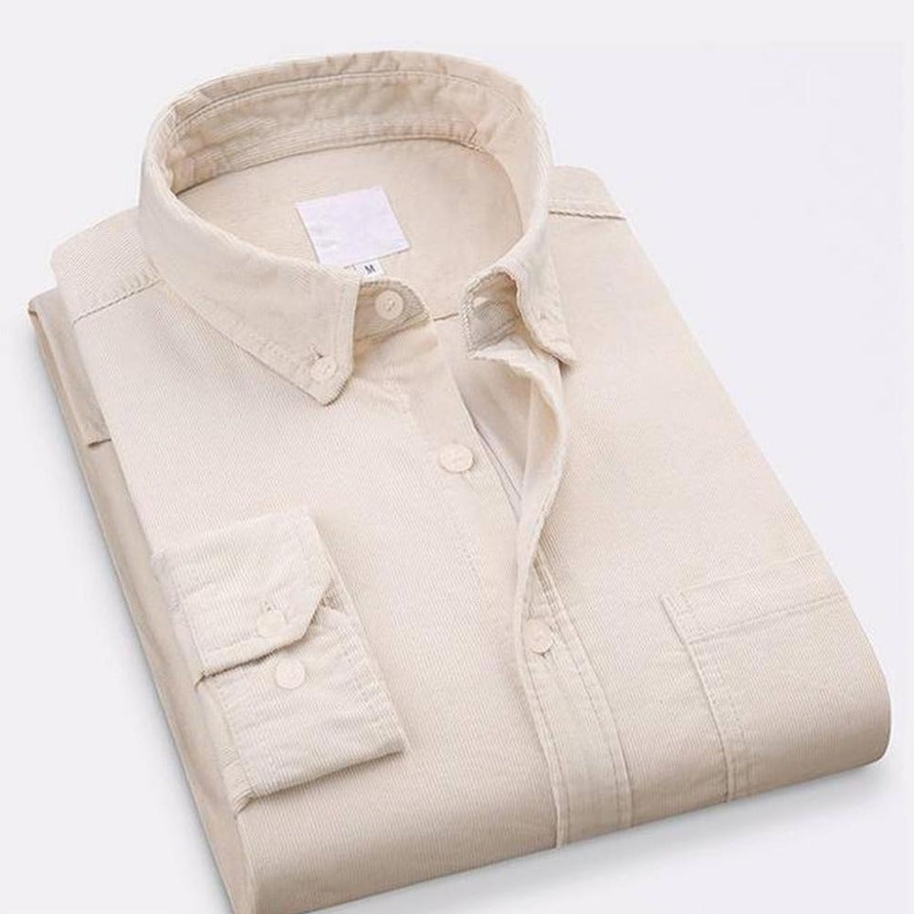 North Royal Long Sleeve Corduroy Pocket Shirt