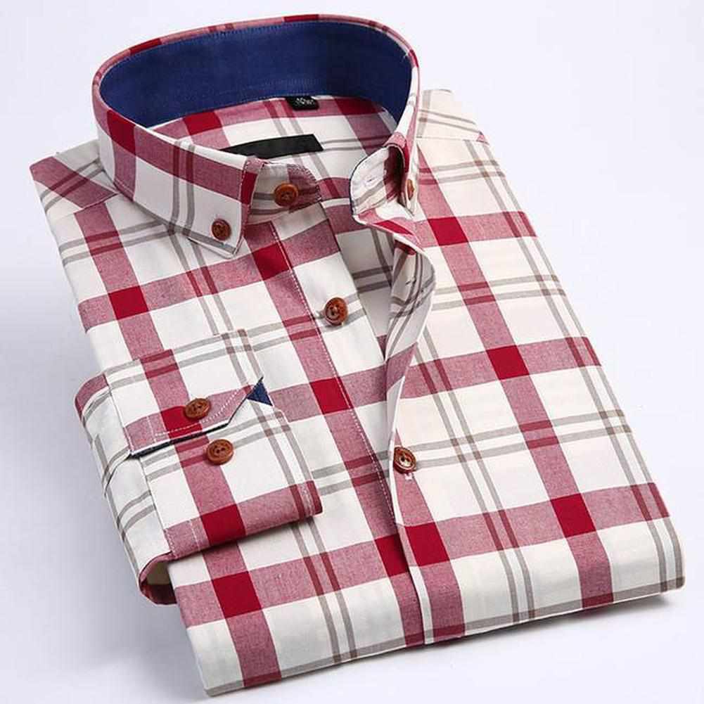 Sky Madrid Plaid Button-Down Shirt