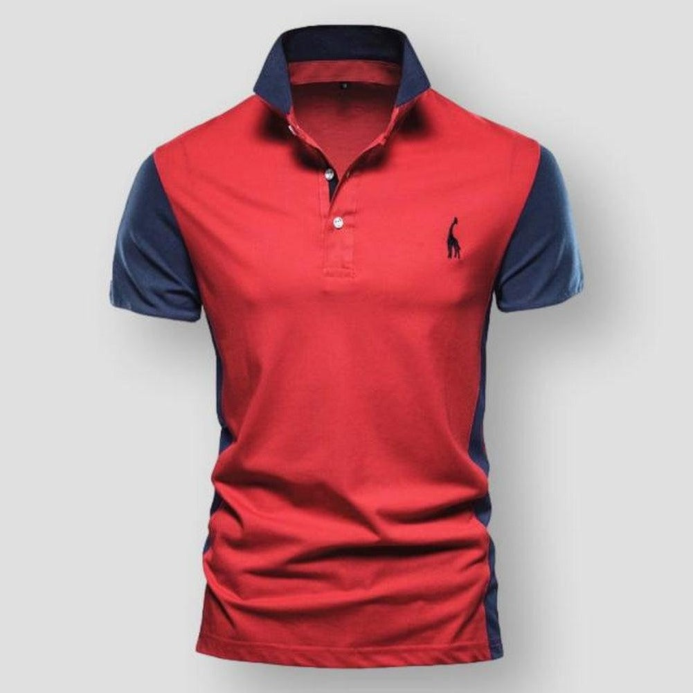 Sky Madrid Embroidered Polo Shirt