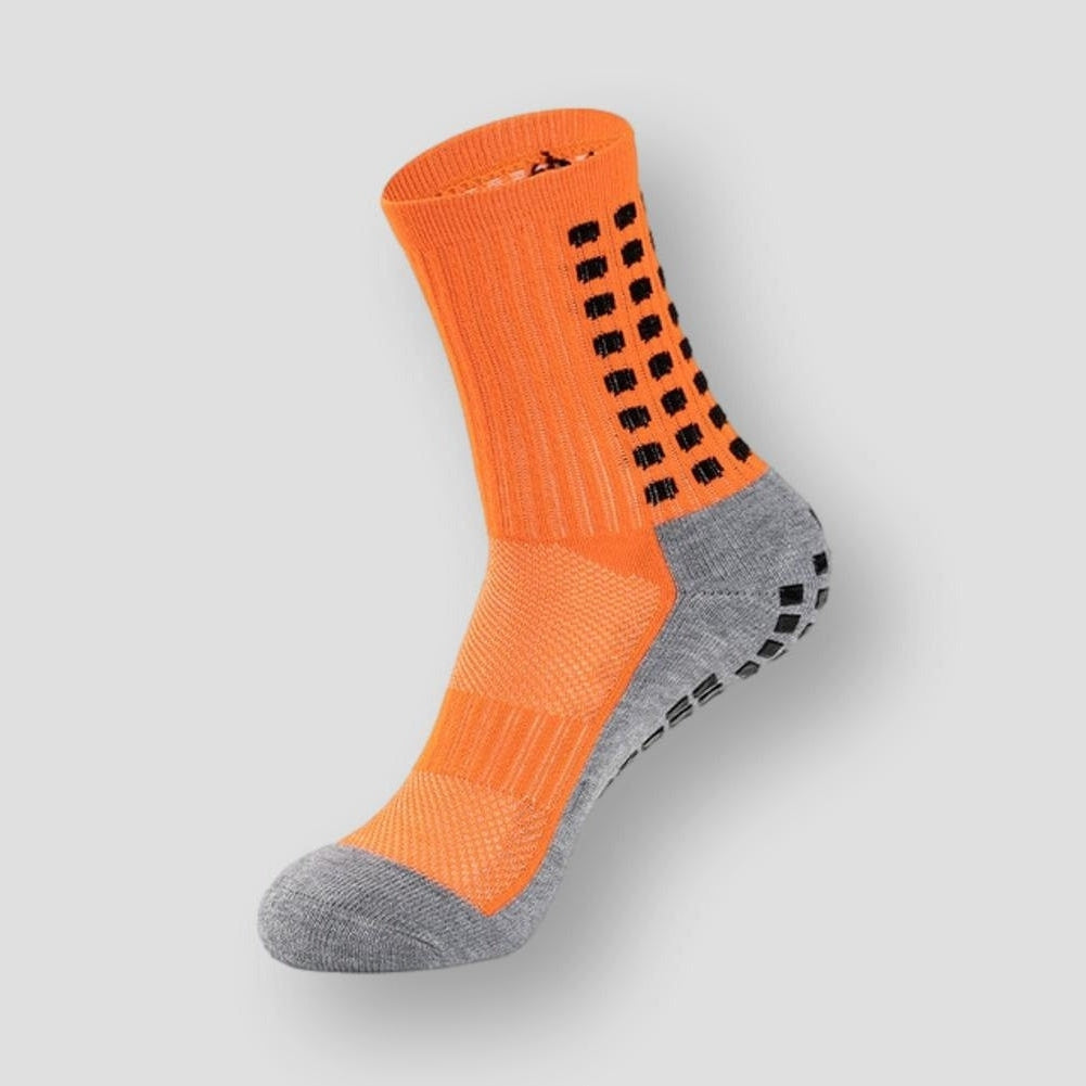 Sky Madrid Non-Slip Crew Socks