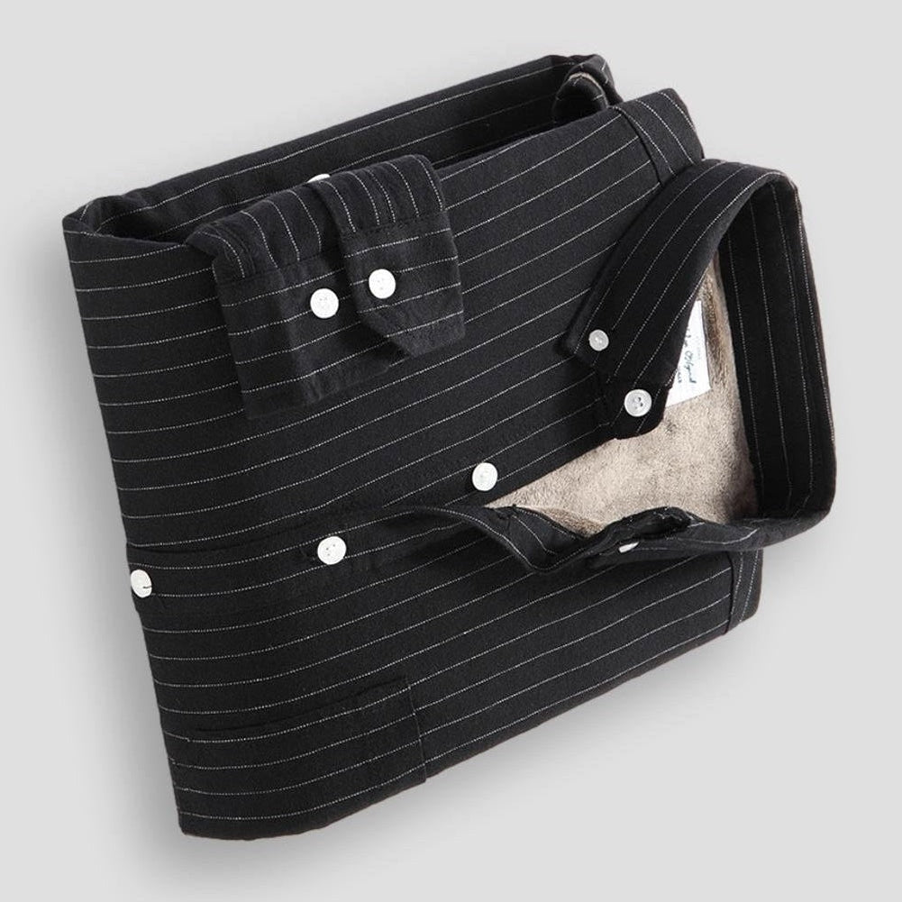 Saint Morris Striped Fleece Shirt